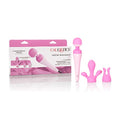 Calexotics Inspire Massager Kit - Body Wand Vibrator & Silicone Attachment Set For Couples     Adult Sex Personal Massager - Pin