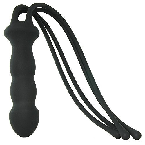 Kink By Doc Johnson The Quad Premium Silicone Whip, Black