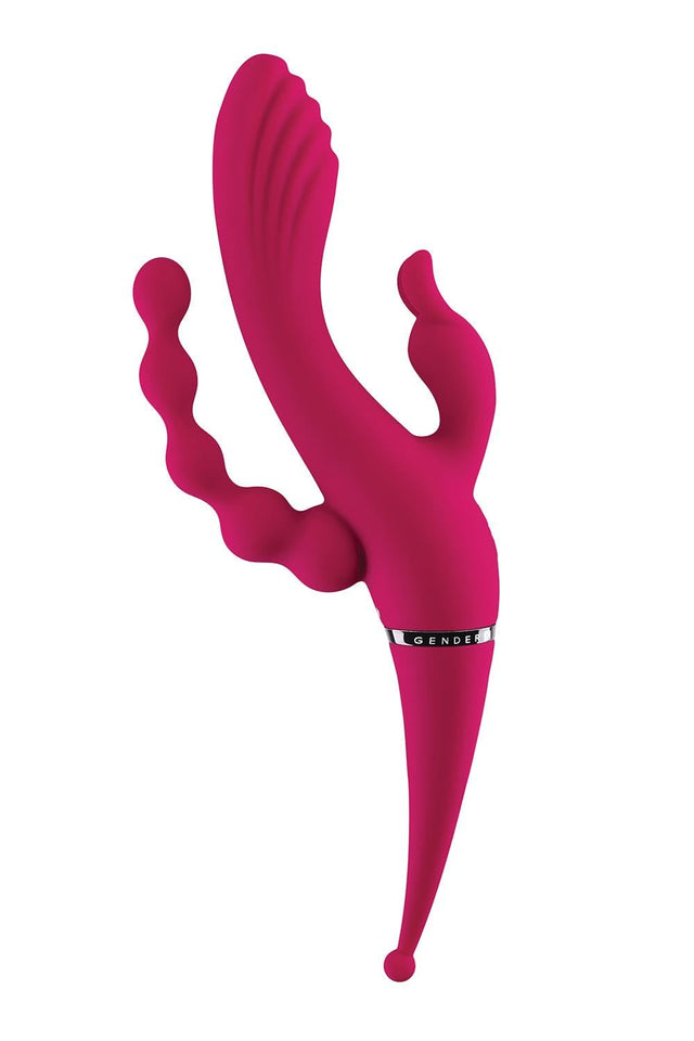 Gender X - Four By Four Vibrator - Burgundy