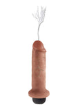 King Cock 6In Squirting Cock Tan