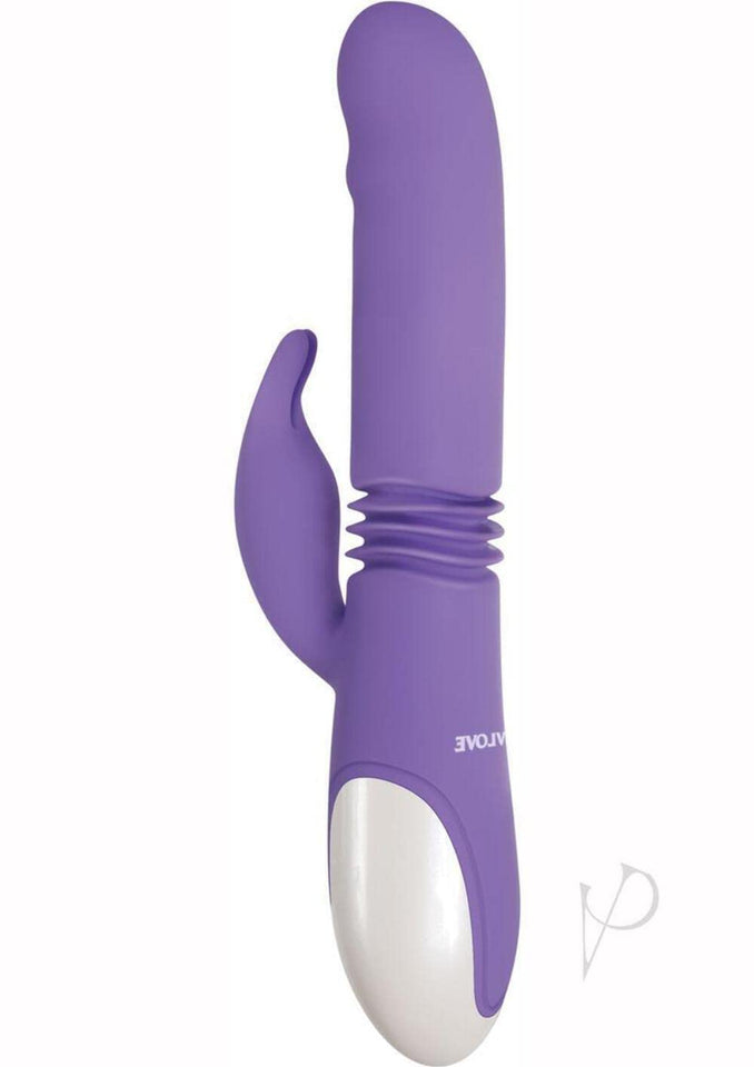 The Evolved En-2872 Thick & Thrust Rabbit Vibrator, Purple