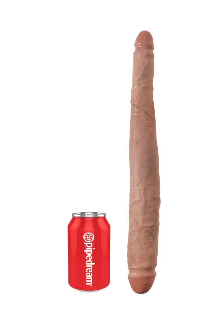 Pipedream Products King Cock 16 Inch Tapered Double Dildo, Tan