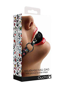 Old School Tattoo Breathable Ball Gag