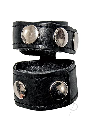 Ballgear Cock Strap W/Ball Stretcher Bk