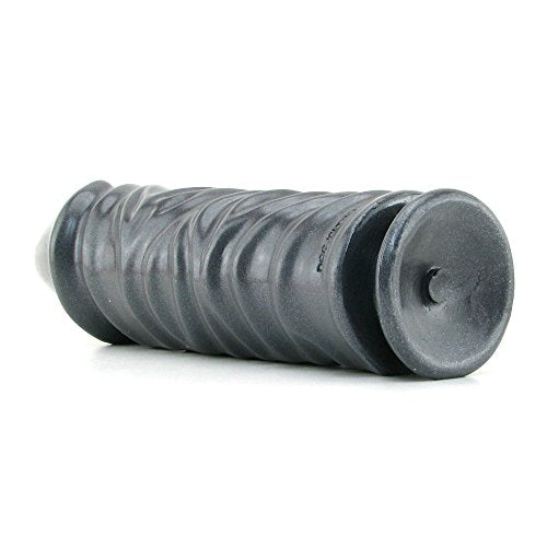 Doc Johnson American Bombshell - Bunker Buster - Dildo Or Butt Plug With Suction Cup - Gunmetal Grey