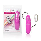 Calexotics Power Play Wired Remote Control Bullet Vibrator - Waterproof Sex Toys For Couples - Adult Vibe Egg Massager - Silver