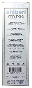 Shibari Mini Halo Powerful Handheld Rechargeable Massager Wireless Waterproof Wand, Adult Sex Toy (Black)