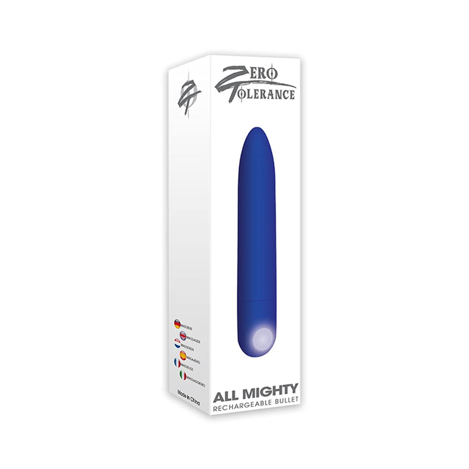 Zt All Mighty Rechargeable Bullet Blue
