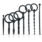 Sex Toys - catheters & Sounds 8 Pcs Penis Plug Set Male Silicone Dilator Urethal Rod Urethral Obstruction Cock Expansion Plugs M
