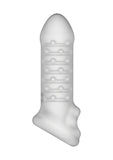Doc Johnson Optimale - Ultraskyn Extender With Ball Strap - Thin, Frost