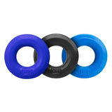 Blue Ox Designs Oxballs 70498: Hunkyjunk Huj3 3-Pack C-Ring, Blue Multi