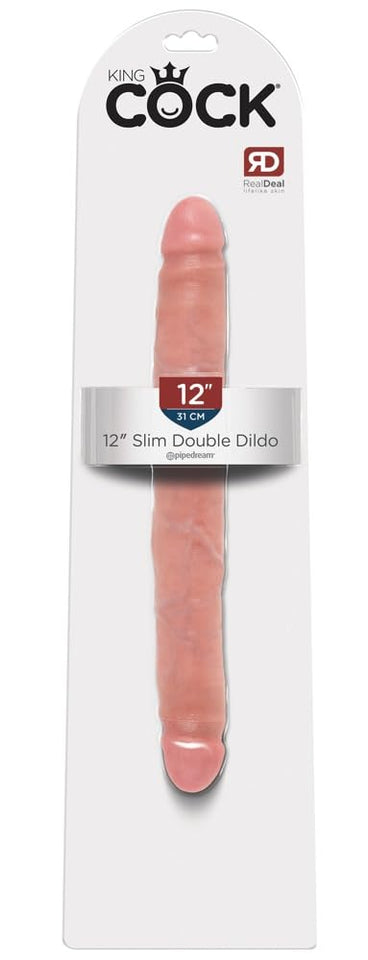 King Cock - 12In Slim Double Flesh