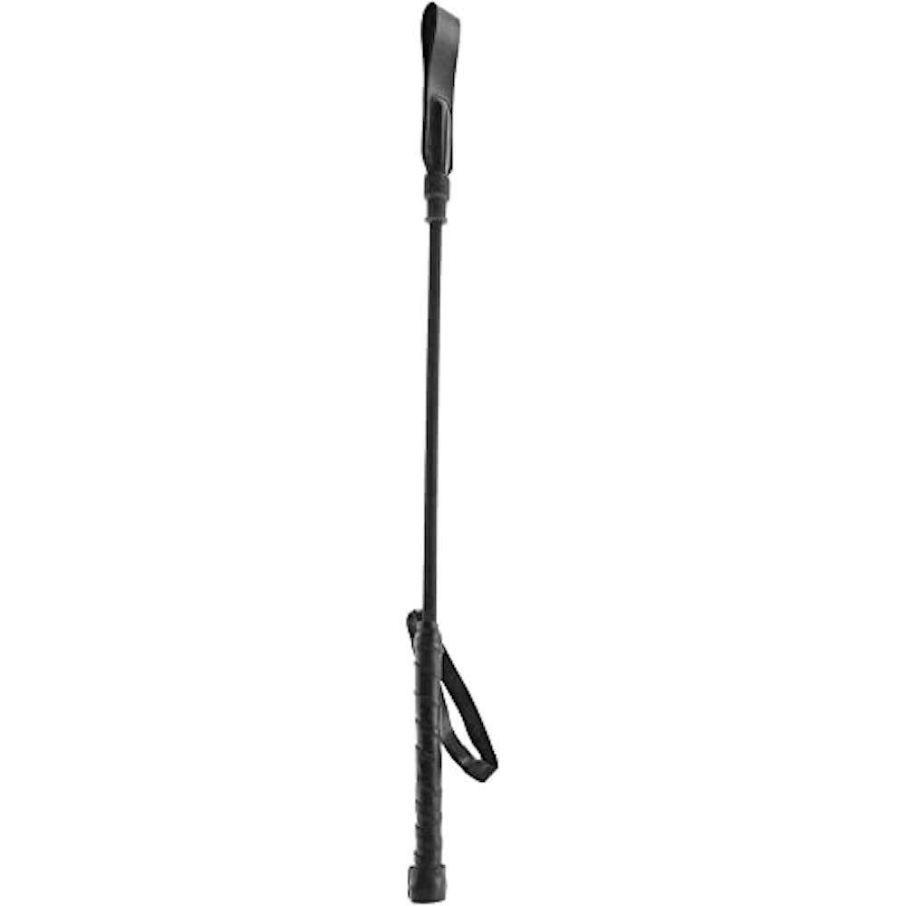 Rouge Short Riding Crop Slim Tip 20 Inches Whip Bondage & Fetish (Black)