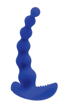 Gender X - Beaded Pleasure Rechargeable Silicone Probe - Blue