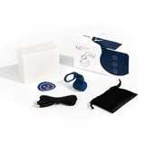 Dame Products 73250: Fin 3 Speed Silicone Rechargeable Navy