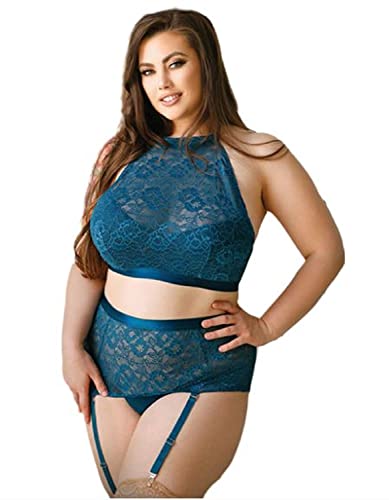 Curve Shay Lace Halter 3X/4X