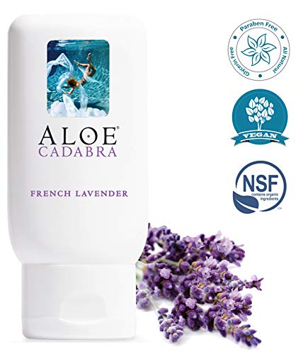 Aloe Cadabra Natural Organic Personal Lubricant and Vaginal Moisturizer, French Lavender, 2.5 Ounce