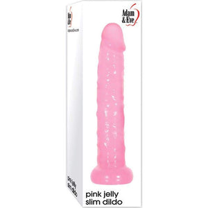 Adam  Eve Jelly Slim Dildo  Pink  6    Long  55    Insertable  1    Wide  Realistic And Waterproof Anal Dildo  Compatible W