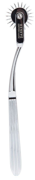 Fifty Shades of Grey Darker Adrenaline Spikes Pinwheel - 7.5 Inch Metal Wartenberg Pinwheel for Heightened Stimulation - 59g Sti