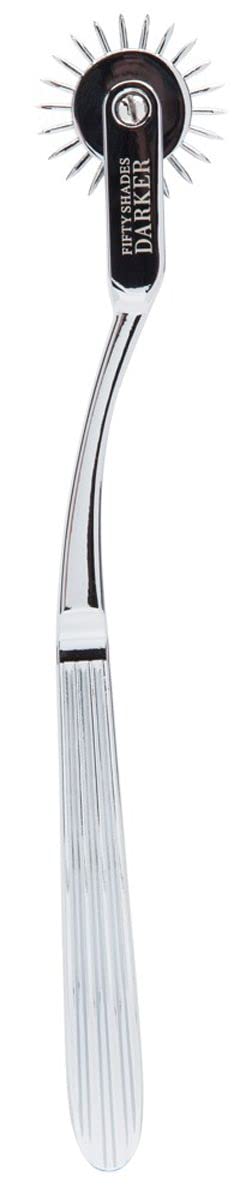 Fifty Shades of Grey Darker Adrenaline Spikes Pinwheel - 7.5 Inch Metal Wartenberg Pinwheel for Heightened Stimulation - 59g Sti