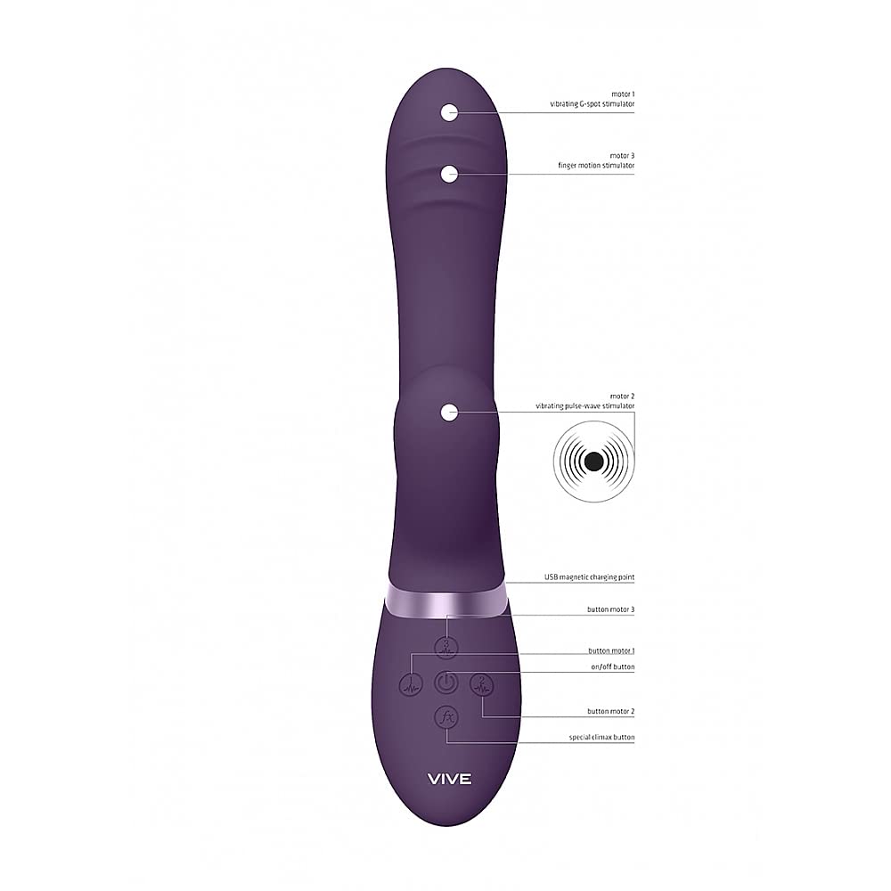 Vive-Tani Silicone Vibrator - Purple