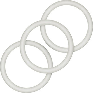 Performance Vs3 Pure Premium Silicone Cockrings Large Black