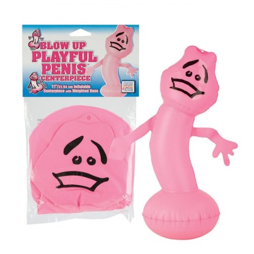 California Exotic Novelties Blow Up Playful Penis-Centerpiece