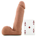 Doc Johnson Vac-U-Lock - The Realistic Cock - Ultraskyn - 8 Inch - F-Machine And Vac-U-Lock Harness Compatible Dildo - Caramel