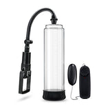 Blush Performance Vx4 - All Natural Male Enhancing Penis Enlargement And Vibrating Masturbation Pump - 2 Ultra Soft Pump Sleeves, Cock Ring For Max Pleasure - 8.5&quot; High Impact Polycarbonate Cylinder