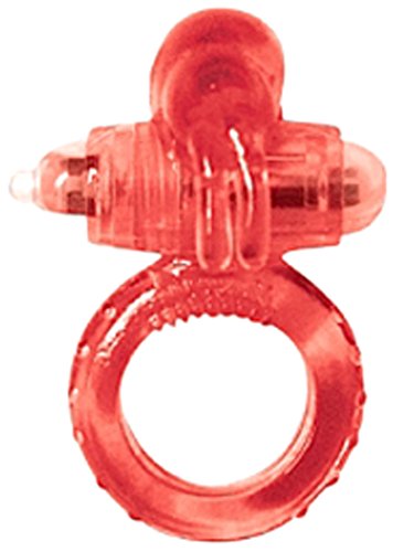 Clit Buddy 2 Vibrating Cockring (Red)