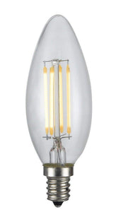 Led Edison Bulb, 4W, 22K, E12 Socket Base