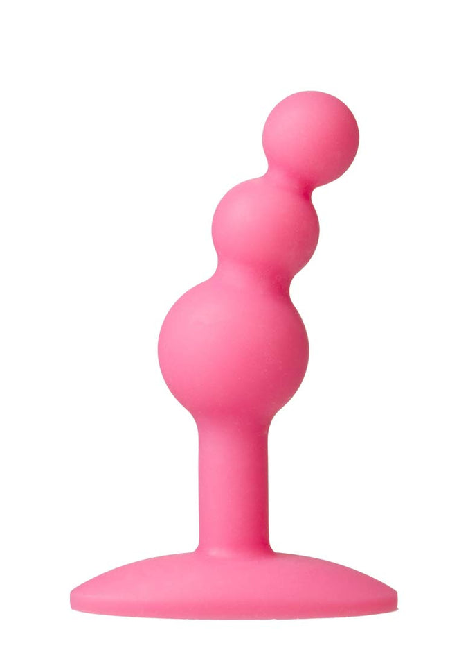Doc Johnson Platinum Premium Silicone  The Minis  Bubble  Small  30 In Long And 09 In Wide  Butt Plug  Petite Anal Toy