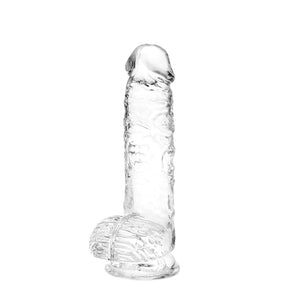 Small Realistic Clear 6 Inch Cute Dildo,Adult Sex Toy With Suction Cup Dildo, Suitable For Beginner Women/Men/Gay With Thin And 