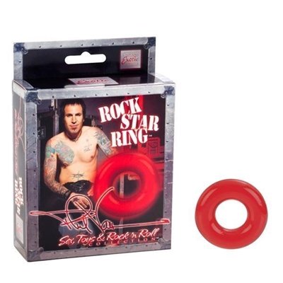 California Exotic Novelties Phil Varone Rock Star Ring, Red