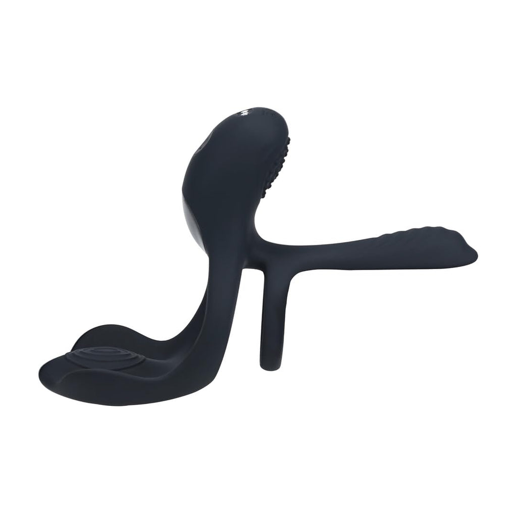 LEVELZ Triple Motor Vibr Sili C-Ring Blk