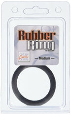 California Exotics Rubber Ring, Black, Medium