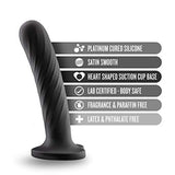 Twist Silicone Dildo With Suction Cup Large