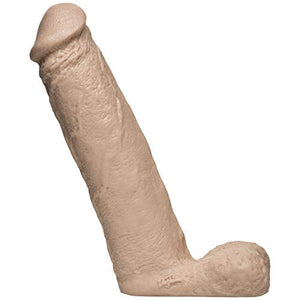 Naturals 8In. Dong W/Balls (Flesh)