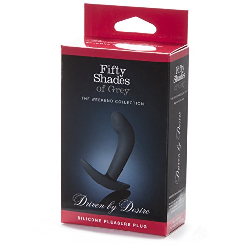 Fifty Shades Of Grey Driven By Desire Black Silicone Pleasure Plug - Prostate Massager - Hypoallergenic