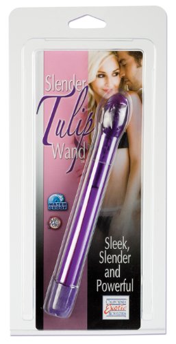 California Exotics Slender Tulip Wand Massager, Violet