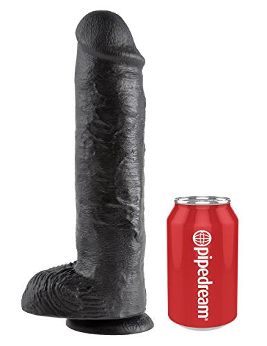 King Cock - 11In Cock W/ Balls Black