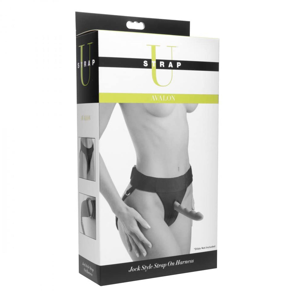 Strap U Avalon Jock Style Strap-On Harness, Black (Ae158)