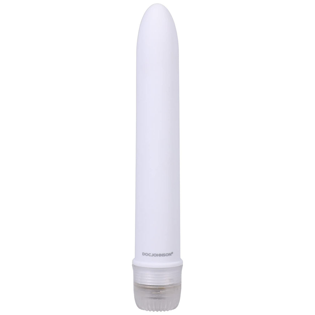 Doc Johnson White Nights 7-Inch Velvet Touch Vibrator