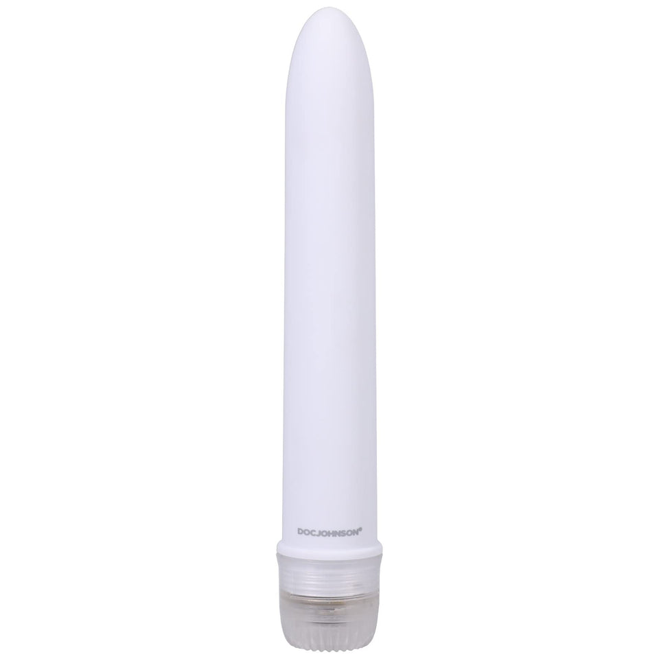 Doc Johnson White Nights 7-Inch Velvet Touch Vibrator
