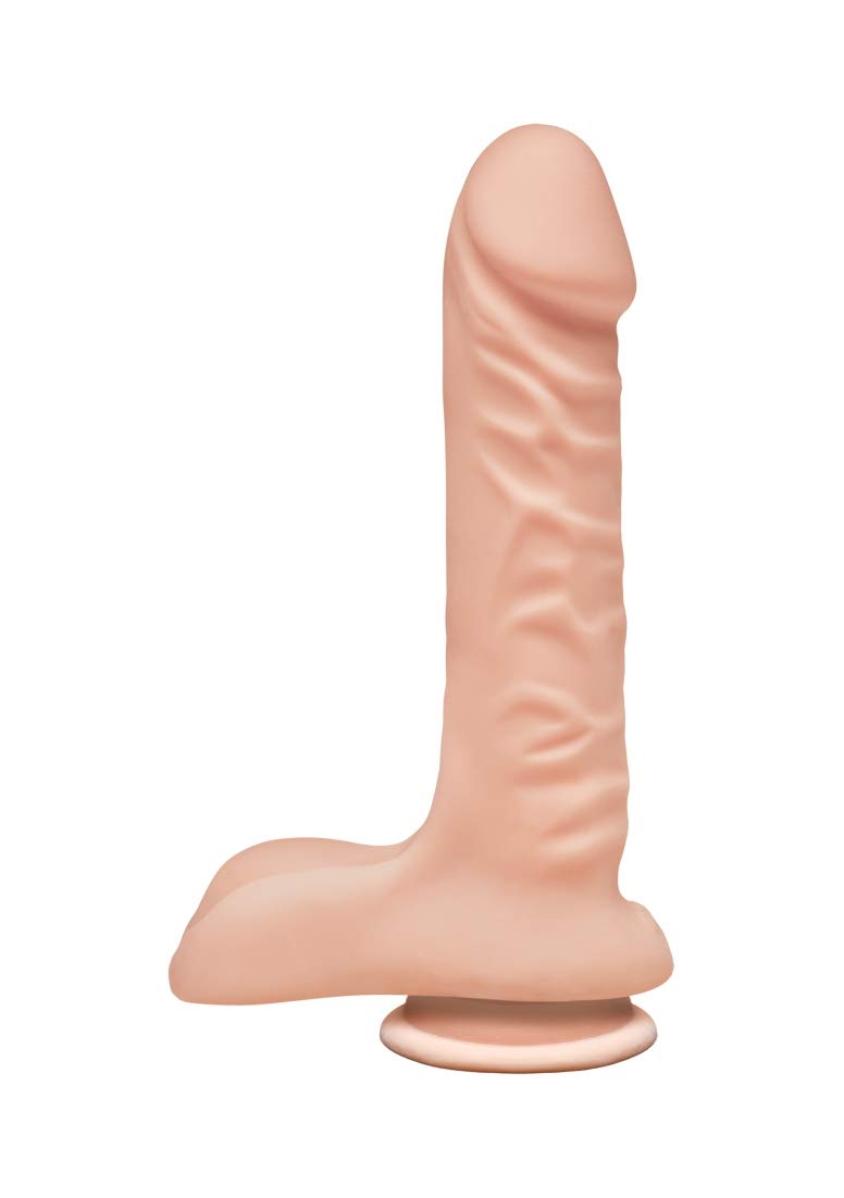 The D Super D 8 W/Balls Vanilla Beige Dildo ''