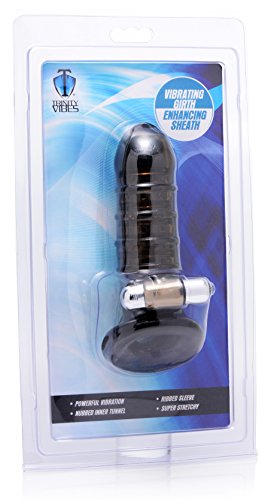 Trinity Vibes Vibrating Girth Enhancing Sheath Black (Af150)