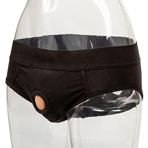 CalExotics Packer Gear 4''/10.25 Cm Silicone Packing Penis - Ivory
