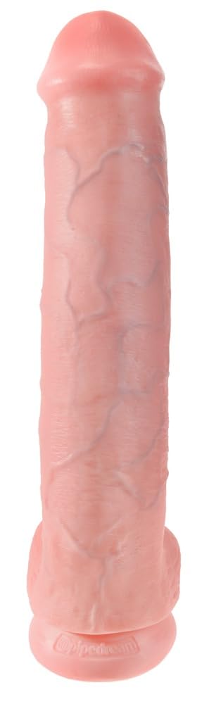 King Cock 15 Inch Cock With Balls  - Light Light