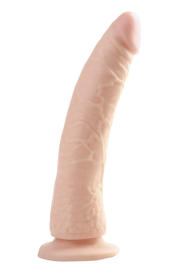 Basix 7In. Slim Dong W/Suction Cup Flesh