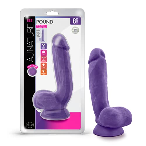 Au Naturel Bold Pound 8.5 In Dildo Purple